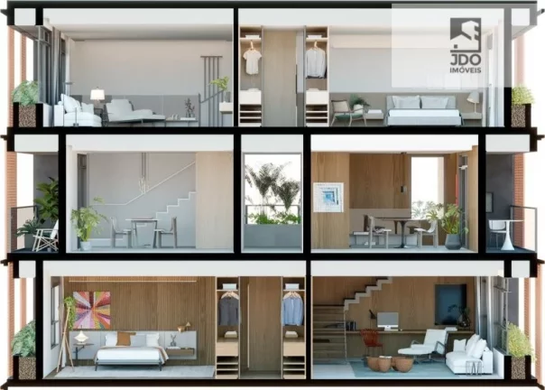 Imagem Apartamento Duplex a Venda no bairro Alto da Rua Xv - Curitiba, PR