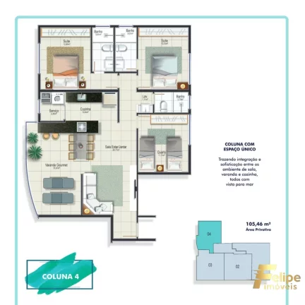 Imagem O Residencial Corais Castelhanos é muito mais que um lugar para morar?É um lugar para ser desfrutado todos os dias.