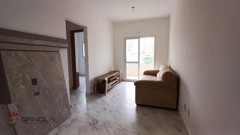 Imagem Apartamento com 2 dormitórios à venda, 53 m² por R$ 365.000,00 - Vila Caiçara - Praia Grande/SP