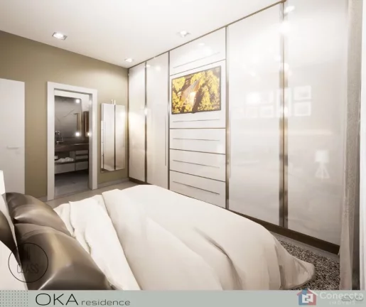 Imagem Título SEO: Apartamento 3 Suítes à Venda no Centro – 108m², 2 Vagas, Novo, R$770 mil