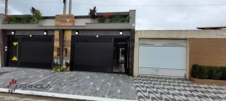 Imagem Casa com 3 dormitórios à venda, 115 m² por R$ 830.000,00 - Vila Caiçara - Praia Grande/SP