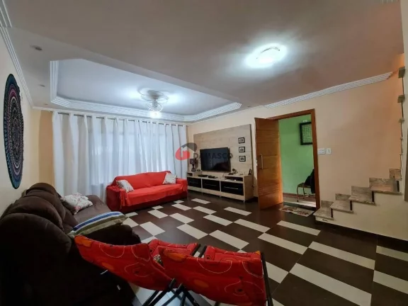Imagem Sobrado à venda 4 Quartos, 1 Suite, 2 Vagas, 220M², Campestre, Santo André - SP