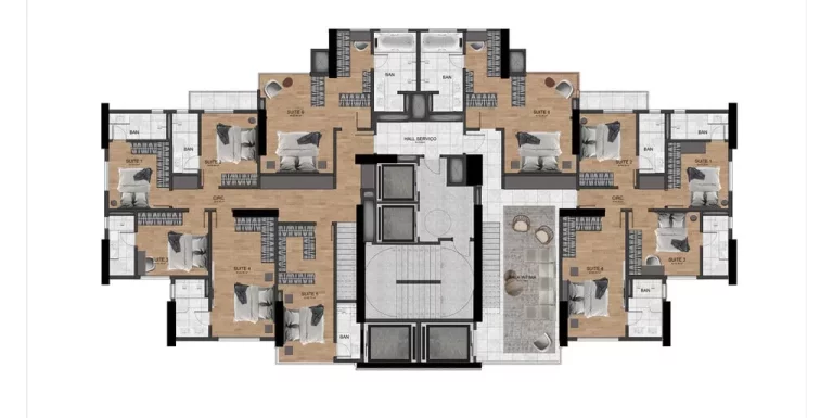 Imagem Celina Garden - Apartamento à venda no bairro Pioneiros - Balneário Camboriú/SC