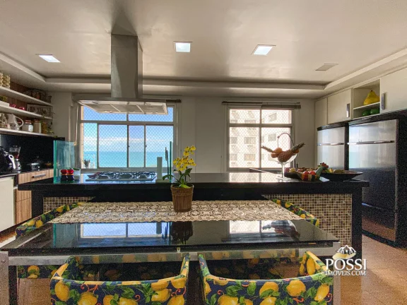 Imagem Quadra do mar da Praia da Costa, amplo 4 quartos com 2 suítes. Cozinha gigante com ilha!