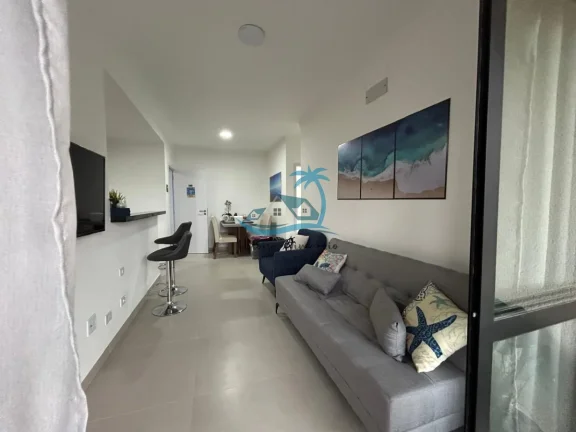Imagem Apartamento novo e mobiliado com 2 dormitórios e 3 banheiros a venda à 200 metros da Orla do Itaguá em Ubatuba.