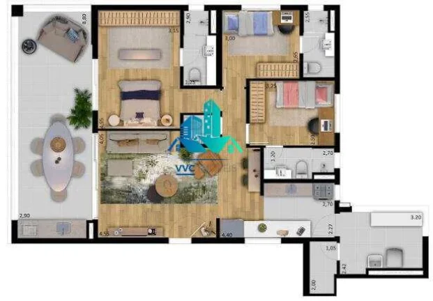 Imagem Viva a exclusividade de um apartamento único em Pinheiros.
