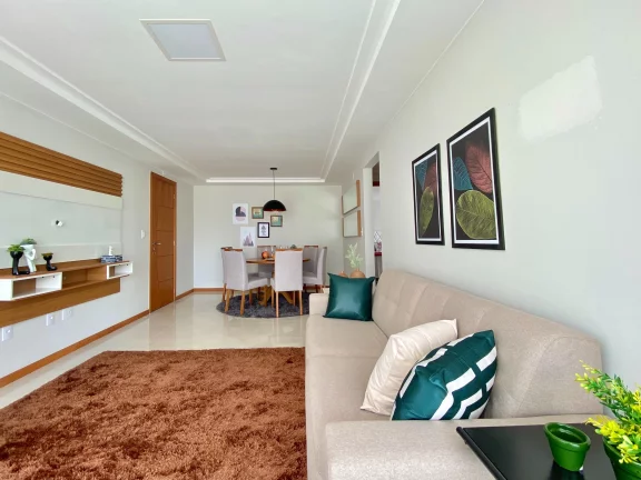 Imagem Apartamento com três quartos sendo uma suíte - Praia do Morro