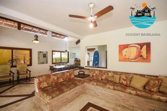 Imagem Casas para Alugar Temporada Juquehy - 600m da praia, 4 dorm. sendo 1 suíte, 1 dorm. no térreo, máx. 10 pessoas | Juquehy Imobiliária