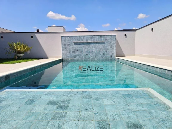 Imagem Sobrado com ampla piscina e quintal à Venda no Condomínio Evidência – Indaiatuba/SP | R$1.970.000