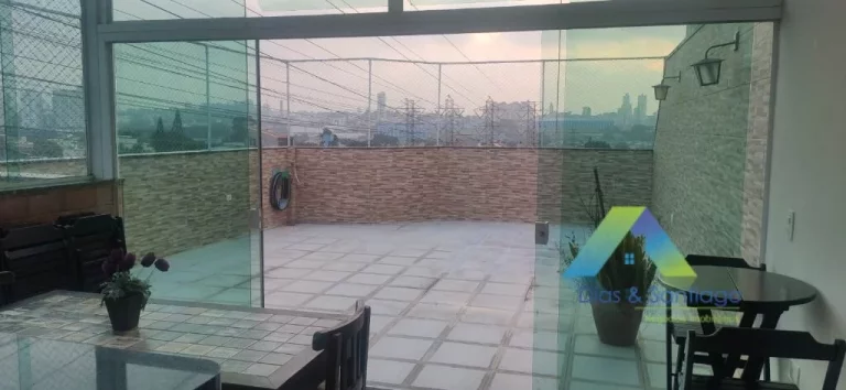 Imagem Santo André Cobertura 176M², 3 dormitórios, sendo 1 reversível, 1 suíte, 2 vagas, espaço gourmet, ótima localização e valor !!!