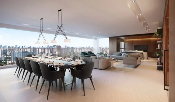 Imagem Condomínio Edifício Pátrio Ibirapuera, apartamento em Ibirapuera São Paulo SP, apartment in São Paulo Brazil, apartamento 4 quartos Ibirapuera Sp
