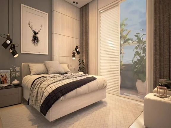 Imagem Apartamento com 1 dormitório à venda, 38 m² por R$ 383.200,00 - Aviação - Praia Grande/SP