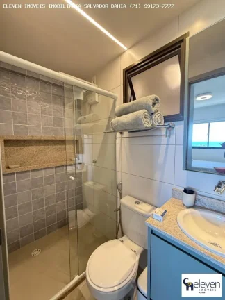 Imagem APARTAMENTO  2/4 À VENDA OU LOCAÇÃO MOBILIADA  | OCEAN HOUSE JAGUARIBE NASCENTE TOTAL | VISTA MAR DEFINITIVA NASCENTE COM INFRA E DUAS VAGAS 