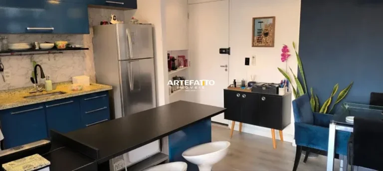 Imagem Apartamento mobiliado com 2 dormitírios com suítes e 1 vaga