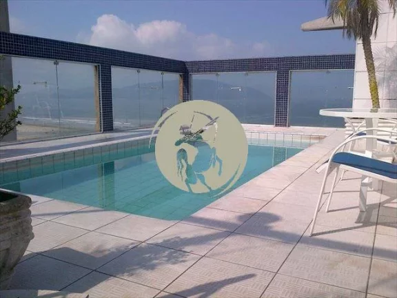 Imagem Raridade Cobertura frente pro mar a venda em Santos