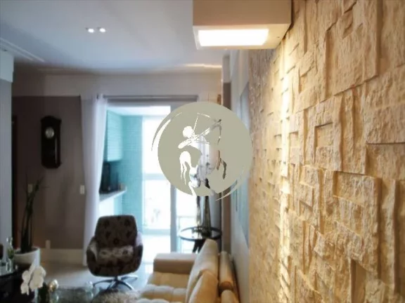 Imagem LINDO APARTAMENTO COM LAZER COMPLETO APARTAMENTO NA PONTA DA PRAIA PATICAMENTE DECORADO SALA EM PISO...