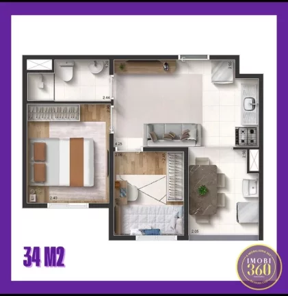 Imagem APTOS NA PLANTA VILA PRUDENTE, 1 E 2 DORMS COM OPÇÃO VAGAS DE GARAGENS+VARANDA