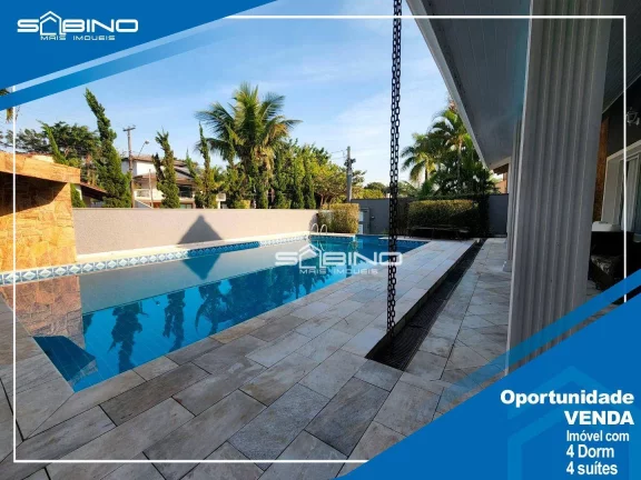 Imagem Casa à venda, com 4 dormitórios 4 suítes 300m² de área útil - Riviera de São Lourenço - Bertioga SP