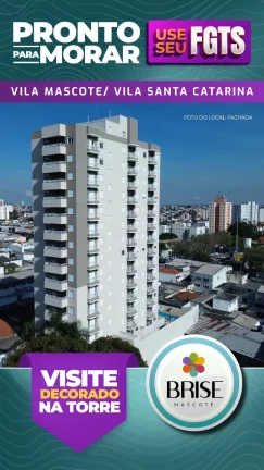 Apartamento com 2 Quartos à Venda, 49 m² em Vila Santa Catarina - São Paulo