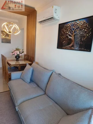 Imagem Imperdível apartamento de 2 quartos e 2 suítes no bairro Tupi em Praia Grande-SP, com 90,30m² e vaga de garagem!