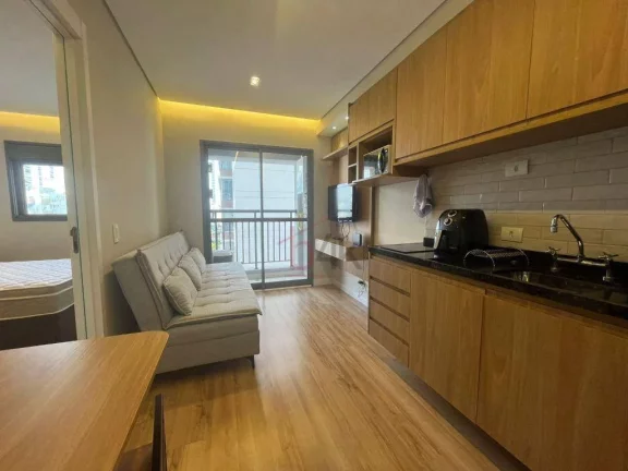 Imagem Apartamento com 1 dormitório para alugar, 29 m² por R$ 3.260/mês - Jardim Prudência - São Paulo/SP