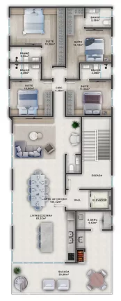 Imagem Villa Positano - Apartamento à venda no bairro Canto Grande - Bombinhas/SC