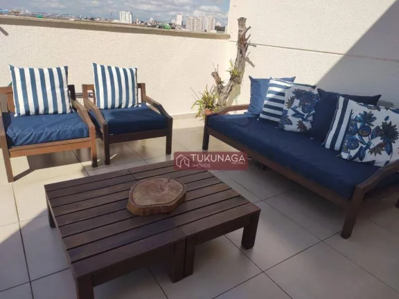Imagem Magnífica cobertura duplex com 3 dormitórios, 2 vagas à venda, 156 m² por R$ 1.300.000 - Vila Nova Mazzei - São Paulo/SP