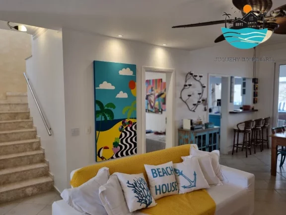 Imagem Casa em condomínio para locação em Juquehy com 4 suítes, jacuzzi privativa, 150m da praia - Acomodação 10 pessoas | Juquehy Imobiliária