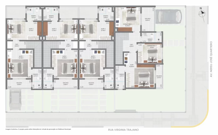 Imagem Duplex à venda em Torres, Morada Das Palmeiras, com 2 quartos, 98m²