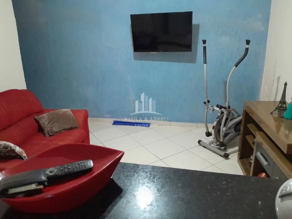 Imagem Casa com 2 Dormitórios, 1 Banheiro, mais 2 Cômodos sem acabamento na Vila Magini, divisa com Jardim Zaíra, Mauá-SP