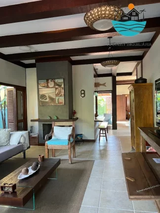 Imagem Casa bem localizada - Praia de Juquehy, 450 metros da praia, piscina, churrasqueira, 6 dormitórios, acomoda 14 pessoas | Juquehy Imobiliária