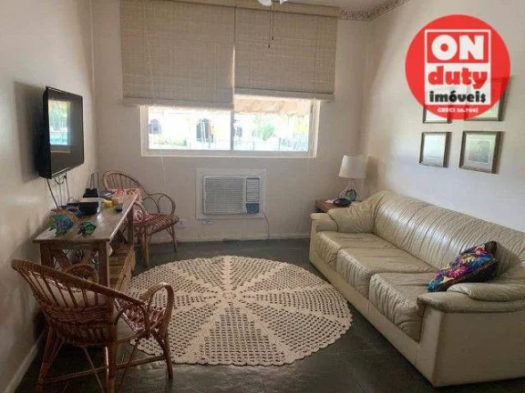 Imagem Apartamento com 3 quartos a 2 quadras da praia -110 m² por R$ 330.000 - Enseada - Guarujá/SP