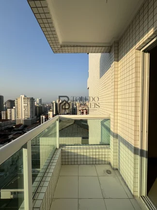Imagem Apartamento Vista Mar com 2 Dormitórios sendo 1 suíte no bairro Guilhermina - Praia Grande
