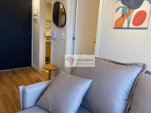 Imagem Apartamento com 2 dormitórios para alugar, 33 m² por R$ 4.900,67/mês - Brooklin - São Paulo/SP