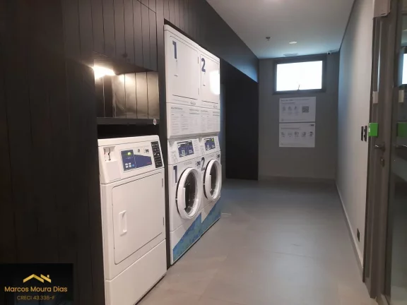 Imagem Apartamento Studio na Pompeia, Novo e Mobiliado com 27 m²