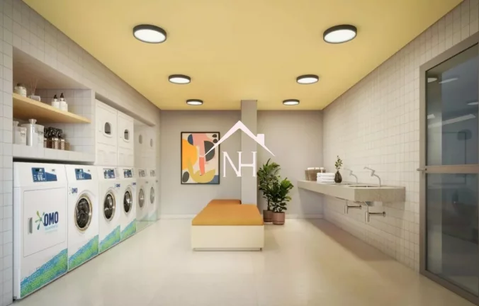 Imagem studio de 26m em Indianópolis com terraço gourmet,bicicletário,lavanderia,coworking,fitness,piscina,pet place,espaço gourmet,lareira,yoga,skybar