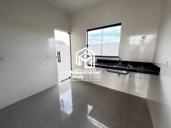 Imagem Casa Bairro JK Luziânia 2 Quartos 3 Vagas 80m² Pia de Granito Pé Direito Alto