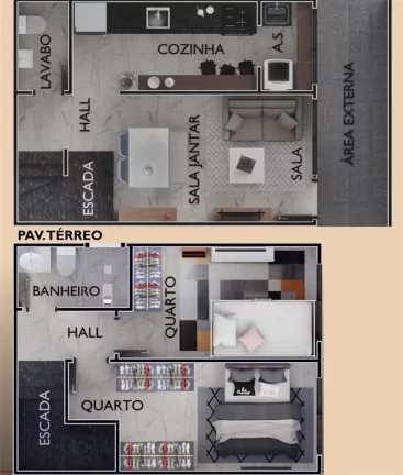 Imagem CASA COM 60 m² - GUILHERMINA - PRAIA GRANDE SP