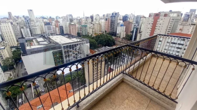 Imagem Luxuoso Apartamento de 4 Quartos no Jardim Paulista com Suítes, 3 Salas e 4 Vagas de Garagem - São Paulo-SP