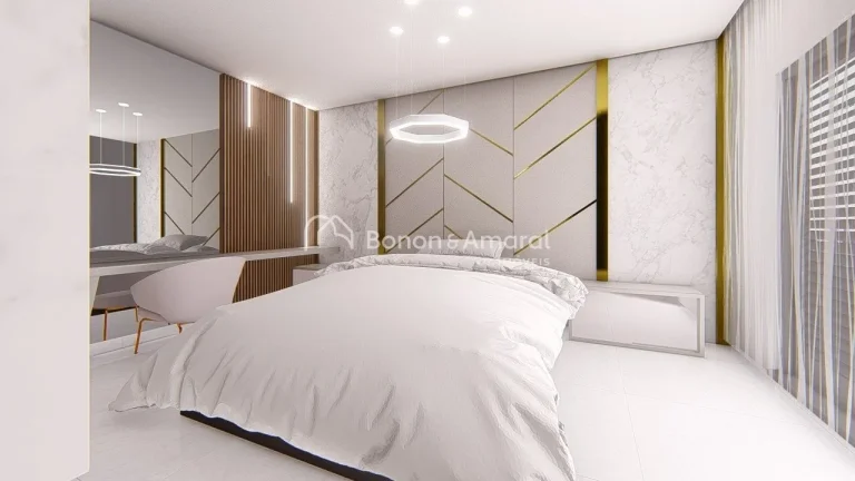 Imagem Casa em construção com sala com pé direito duplo, cozinha, churrasqueira fechada e coberta integr...