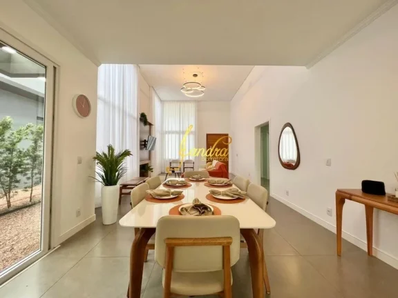 Imagem Excelente Casa no Condomínio Riviera Estilo contemporânea! Composta por 4 suítes, sendo 2 americanas,