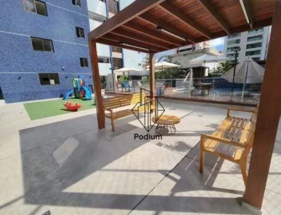 Imagem Apartamento com projetados e varanda/sacada gourmet a 350m da praia do Jardim Oceania - AP2828.