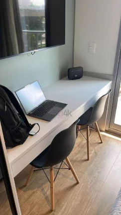 Imagem Studio novo com varanda para locação no Brooklin