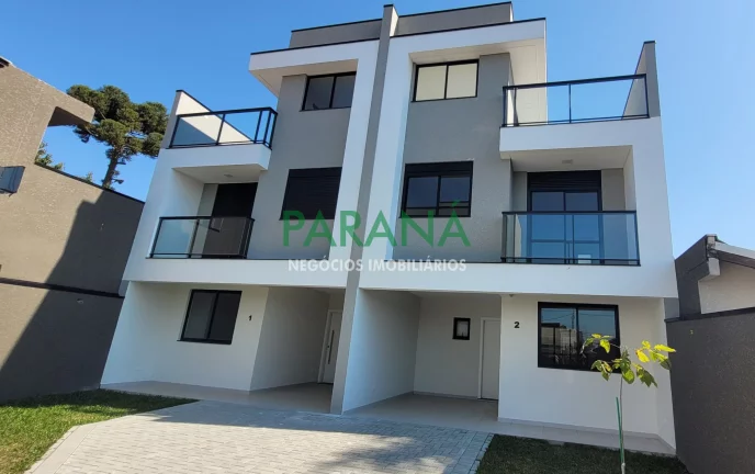 Imagem Sobrado novo em condomínio a venda, com 142 m², 3