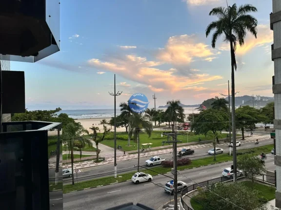 Imagem Apartamento grande à venda em Santos vista mar na Pompéia