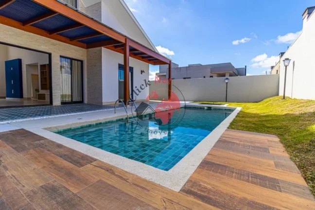 Imagem Linda casa em condomínio fechado à venda, novíssima, aconchegante, nunca habitada e pronta para morar localizada no bairro Urbanova em São José dos Campos
