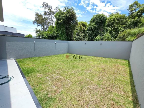 Imagem Casa com quintal fundo área verde e 3 dormitórios à venda, 152 m² por R$ 1.300.000 - Condomínio Fechado - Indaiatuba/SP