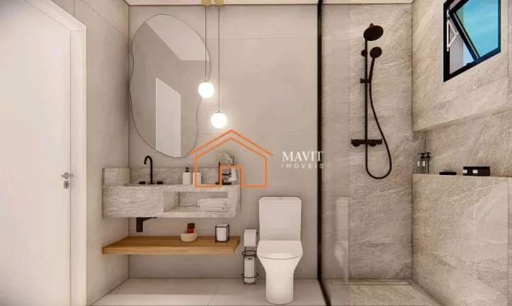 Imagem Imóvel à venda em Joinville-SC: Casa com 3 quartos, 1 suíte, 1 sala, 3 banheiros, 1 vaga garagem e 125m² de área.