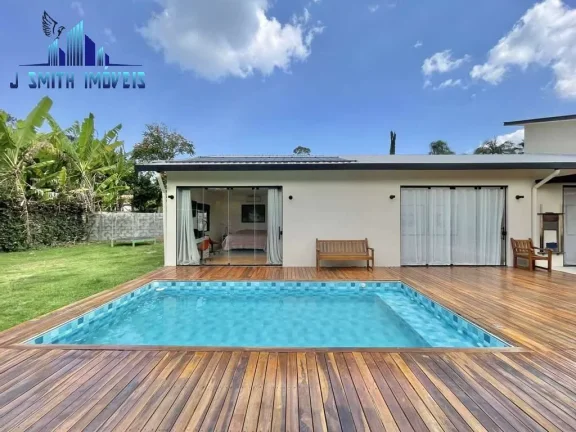 Imagem CASA Nova, TÉRREA c/ piscina, Miolo da Granja Viana em rua fechada!