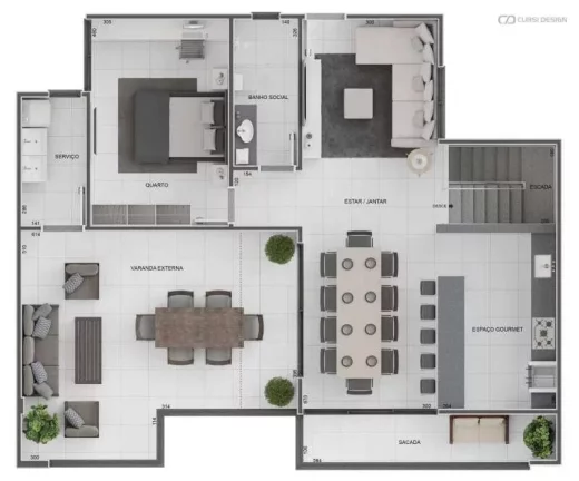 Imagem Conforto e modernidade: Apartamentos em construção com 3 dormitórios, sendo um suíte e varanda gourmet em Barbacena